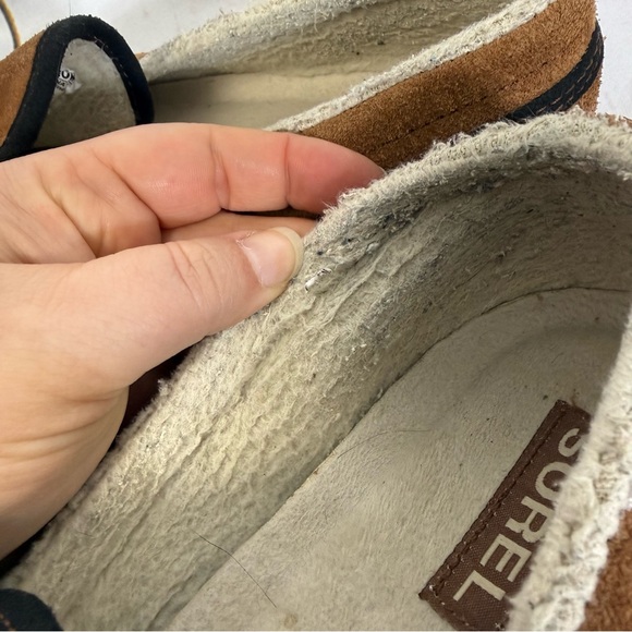 Sorel Brown Suede Loafers with Cozy Lining. Size 11 Men. Good used condition! - Picture 7 of 11